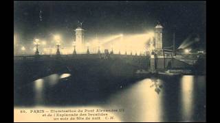 À Paris la nuit LAccordéoniste Émile Vacher  Valsemusette de 1930 [upl. by Drummond]