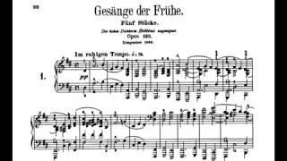 Schumann Gesange der Fruhe Op133 Fabio Romano Audio  Sheet Music [upl. by Ofori]