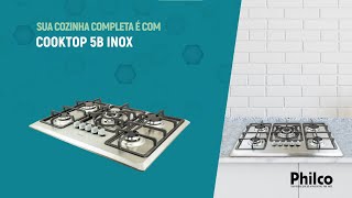 Cooktop Philco 5B Inox PCT05ITC [upl. by Pavier]