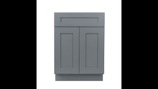 ABCabinetry  Grey Shaker RTA Cabinets [upl. by Mirilla746]