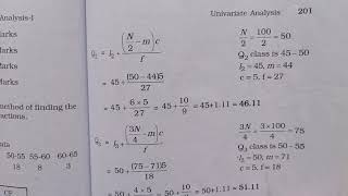 Quartiles in Continuous Frequency Distributionchapter 33 sem QTBA ECONOMICScalicut University [upl. by Ishmul]