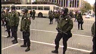 Four Days in Seattle The 1999 WTO Riots plus news stories one week later [upl. by Refinnaj]