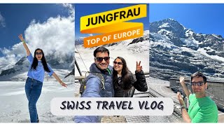 THE TOP OF EUROPE Jungfraujoch Switzerland  Top Things To Do  Swiss Travel Series Day 2 [upl. by Bautram346]