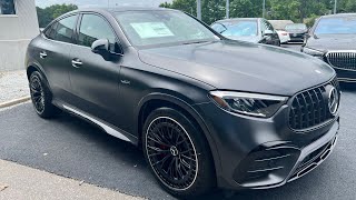 2024 Mercedes AMG GLC 43 Coupe Detailed Walkaround and Review [upl. by Bonne]