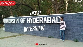 Life at Hyderabad Central University HCU 🔥  Interview with HCU Student [upl. by Coe]