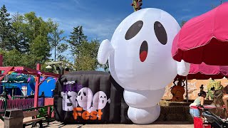 Six Flags Great America’s Fright Fest Opening Day P1 A Frightful BeginningNew Kids Boo Fest Show [upl. by Leterg]