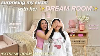 ULTIMATE room makeover 🫧🩰aesthetic pinterest ROOM TOUR [upl. by Norraj613]