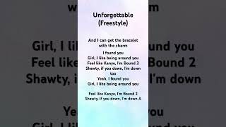 PnB Rock  Unforgettable Freestyle Lyrics [upl. by Mendie]