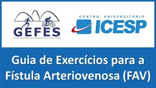 Guia de Exercícios para a Fístula Arteriovenosa [upl. by Annaegroeg]