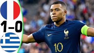 France vs Greece 10  Goal and Highlights 19062023 🔥 MBAPPE [upl. by Trillby]