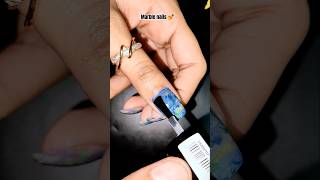 Water marble nail art at home 💅shorts nailsart naildesigns nailtutorial [upl. by Eggleston]