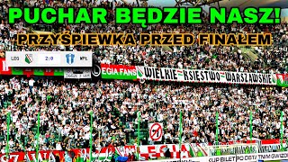 PUCHAR BĘDZIE NASZ  NOWA PRZYŚPIEWKA ŻYLETY  Legia 20 Wisła Płock 28042023  Legia TV [upl. by Ainavi]