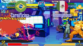 FT5 mvsc Carnificina BR vs Anonymous MX Marvel vs Capcom Fightcade Aug 24 [upl. by Nehgem389]