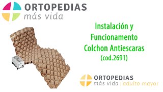 Colchon Antiescaras Cod2691  Ortopedias Más Vida [upl. by Anitsyrk]