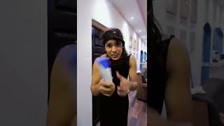 Se acabo el shampoo 🤣🤣 youtubeshorts comedy larin shorts [upl. by Anayet]