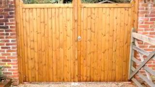 Wooden gates by quotWooden Gate Makersquot [upl. by Angadreme985]