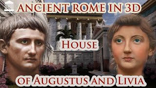 Augustan Ancient Rome in 3D House of Augustus and Livia  detailed tour [upl. by Ahseiyk]