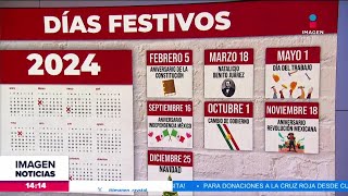 Estos son los días festivos del 2024  Noticias con Crystal Mendivil [upl. by Norford]