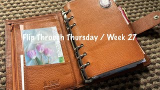 Flip Through Thursday  Week 27  July 2024  Pink Planner Girl [upl. by Nelak]