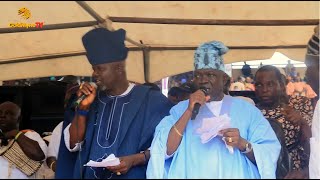 MUSILIU HARUNA ISHOLA SERENADES K1 DE ULTIMATE AT OJUDE OBA FESTIVAL [upl. by Ahsehat]