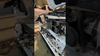 Fasten the Yaris front bumper frame repaircar automobile otomotif mechanic car diy yaris [upl. by Ciardap74]