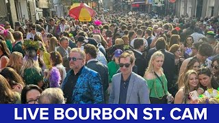 Live New Orleans Bourbon Street Camera during Mardi Gras [upl. by Ananna]