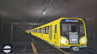 TRS2009UBahn Sim Berlin Einsetzerfahrt auf der U8 PB HMS Gameplay 26 [upl. by Darya884]