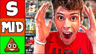 BEST SAFETIES TIER LIST COLLEGE FOOTBALL 25 ULTIMATE TEAM [upl. by Mayda]