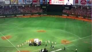 2012年 日本シリーズ 優勝の瞬間から原監督インタビューまで [upl. by Halivah821]