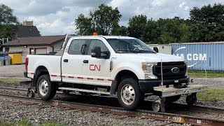 CN HiRail Strathroy Ontario Canada August 17 2024 [upl. by Akihsal]