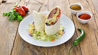 Burrito cu curcan la CrockPot  CrockPot Turkey Burrito CC Eng Sub  JamilaCuisine [upl. by Ahsikel976]