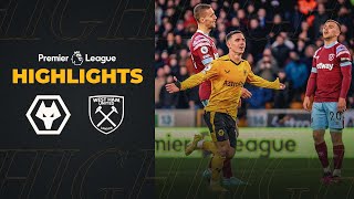 Podence seals HUGE win  Wolves 10 West Ham  Highlights [upl. by Newra]