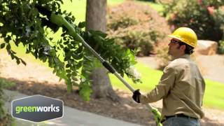 GreenWorks GMax 40V Pole Pruner [upl. by Lora130]