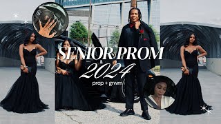 SENIOR PROM 2024  prep  grwm appointments behind the scenes send off etc [upl. by Shevlo]