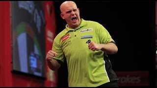 17 PERFECT DARTS  Michael van Gerwen throws 17 perfect darts [upl. by Richarda]