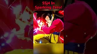 All of Super Saiyan 4 In Sparking Zero [upl. by Opportina]