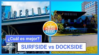 Dockside vs Surfside ¿Cuál es mejor  Hoteles económicos Universal Orlando [upl. by Naamann]