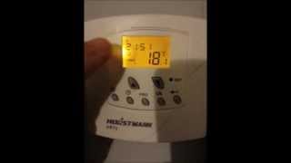 DRT2 Horstmann Thermostat  7 DAYS x 4 Programmable time settings for most combi boiler [upl. by Meldon]