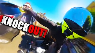 WHEN BIKERS FIGHT BACK  CRAZY BIKER MOMENTS  EP22 [upl. by Wendelina]