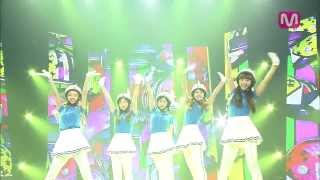 크레용팝빠빠빠 Bar Bar Bar by Crayon Pop of Mcountdown 2013815 [upl. by Neyud]