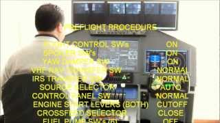 HOMEMADE COCKPIT  FSX B7378 IFLY STARTUP  BEFORE TAXI CHECKLIST [upl. by Navannod99]