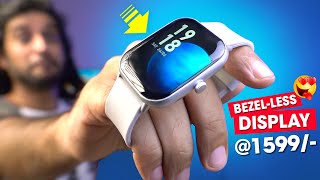 The BIGGEST BEZELLESS Display Smartwatch Under ₹1500 Rs ⚡️ FireBoltt Ninja Call Pro MAX Review [upl. by Macpherson]