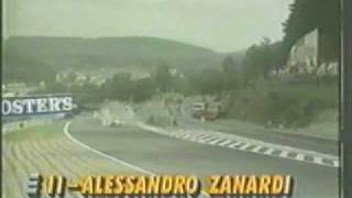 F1 1993 Zanardi Spa crash [upl. by Salisbury]