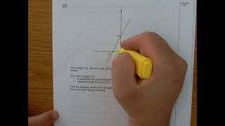 Q22 Straight Line Graphs [upl. by Aicilat]