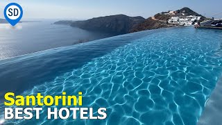 30 Best Santorini Hotels for Caldera amp Sunset Views  SantoriniDavecom [upl. by Neelyaj]