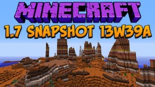 Minecraft 17 Snapshot 13w39a Red Sand amp Command Block Minecarts [upl. by Reube]