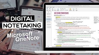 DIGITAL NOTETAKING Pt 2  OneNote [upl. by Rabbaj]