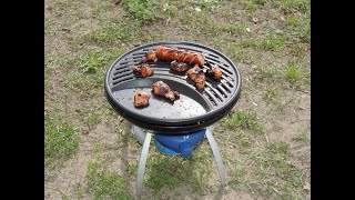 Test turystycznego grilla gazowego Campingaz Party Grill PZ 1350w [upl. by Sesilu]