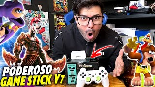 UNBOXING INSTALAÇÃO E REVIEW DO GAME STICK Y7 [upl. by Leiso981]