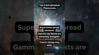 Top 5 Astrophysical Phenomena [upl. by Pauwles]